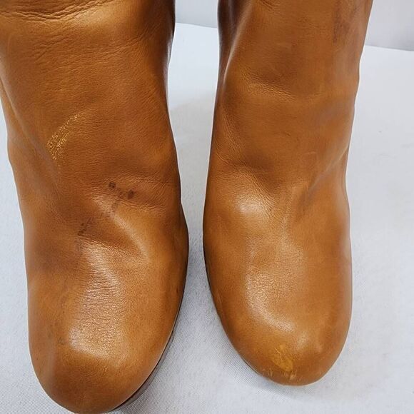 Michael Kors Size 10 Women's Leather Ankle Booties Lesly 5" Heel - Picture 8 of 11